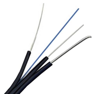 China FTTH FTTB FTTx FTTH 1/2/4 Drop Bulk Fiber Optic Cable Indoor Aerial Single Mode Steel FRP Fiber Self Supporting Count for sale