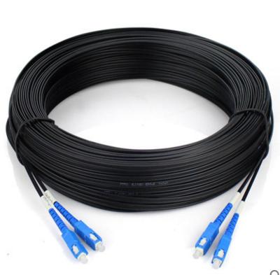 China SM G657A outdoor fiber optic cable jumper FTTH interface LSZH/PVC/Sc FC connector drop patch cord GJYXCH GJYXCH for sale