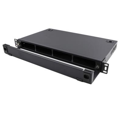 China High Density FTTH Rack Mount FTTA Data Center 1U 19inch 96Core MPO Patch Panel for sale