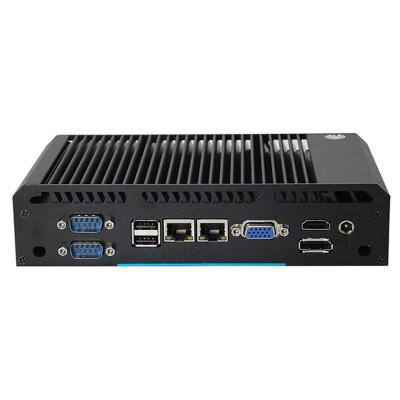 China For DP RS232 RS485 Gaming Mini Computer Core i3 5005U Industrial Fanless Mini Computer Core i3 5005U ITX Case Small Computer 2 Rugged LAN VGA HD DP RS485 for sale