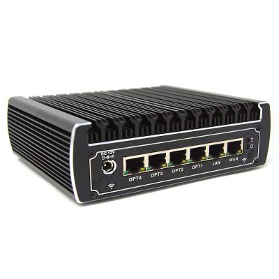 China Newest Pfsense Box 7th GEN Lake i5 7200u 2.5ghz Dual Core Partaker System 0.00dB Aes-Ni Industrial PC Server Support Fanless Kaby Fanless Mini for sale