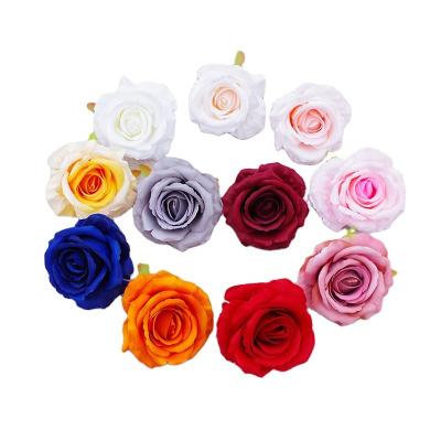 China Wedding. Wedding Flowers Bulk Colorful High Quality White Artificial Rose Head Decoration For Flower Wall All Flower Arrangement for sale