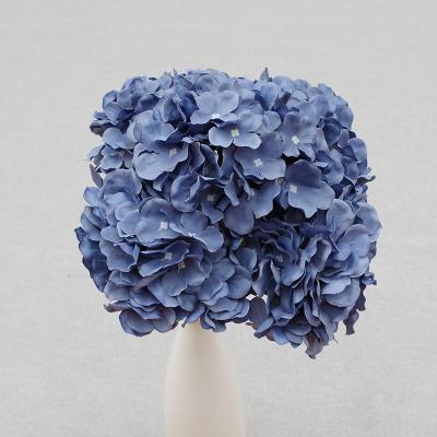 China 2022 Home.Restaurant.Bar.Hotel.Wedding Hydrangeas Head Flowers Artificial Silk Blue Hydrangea JAD New Design Bulk 5 for sale