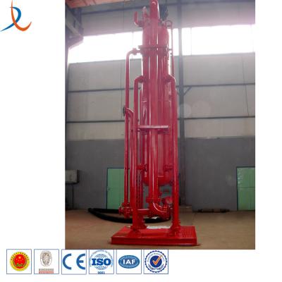 China Drilling mud gas separator solids control poor boy deaerator/vertical mud gas separator/vertical gas baster for easy transportation for sale