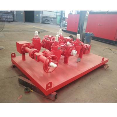 China Five Door Design Oil And Gas Wellhead Assembly Hot Sale Choke Manifold / Kill Manifold for sale