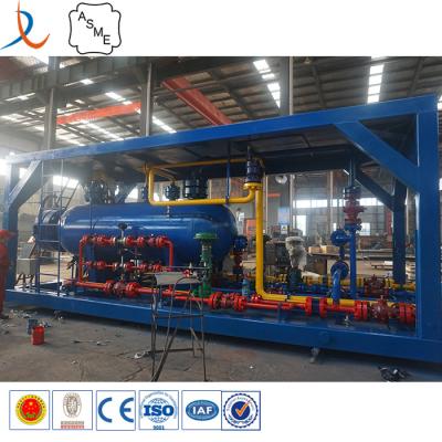 China ASME Field Machinery Integral Three Phase Pressure Vessel Filter Separator for sale