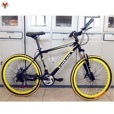 China Steel Hot bicycle adult steel MTB bike colorful 21speed 26 inch mens mountain bike  cycling ride for sale