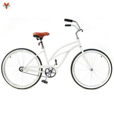 China Steel Wholesale 26 inch womens cruiser bicycle beach cruiser bikes in foot brake in market for sale