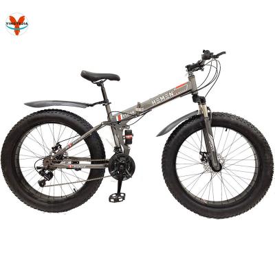 China Steel OEM full suspension fat bicycle 26 inch fat mountain bike high quality variable speed snow bike for sale