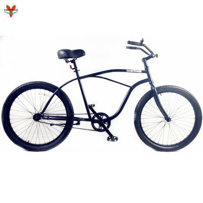 China Steel China factory wholesale 26 inch Fat tyre Snow Beach Cruiser Bike Bicycle for sale