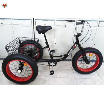 China Steel Buy bike in China 20 inch Factory direct sale fat tire adult three wheel bike/bicycle for sale