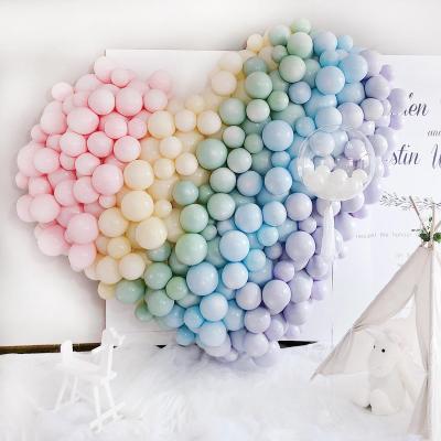 China Color Sensitive Hot Balloon Macaroon Selling Room Kids Birthday Party Stage Decoration Creative Wedding Decoration for sale