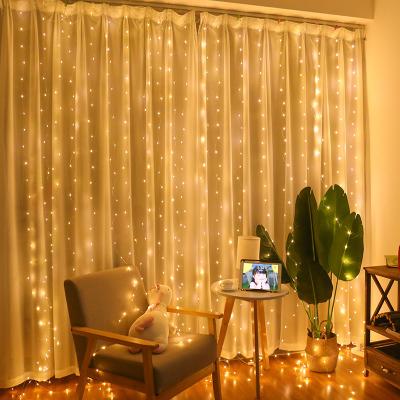 China Lighting & Circuits Design LED Curtain Light Copper Wire USB Timing Eight-function Room Decoration Star Light Remote Control Lighting for Indoor Decor for sale