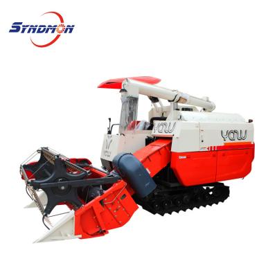 China Full Hot Sales Of Crawler Type Feeding Model Mini Harvester Machine With 65kw Diesel Engine And High Output Combine Harvester for sale