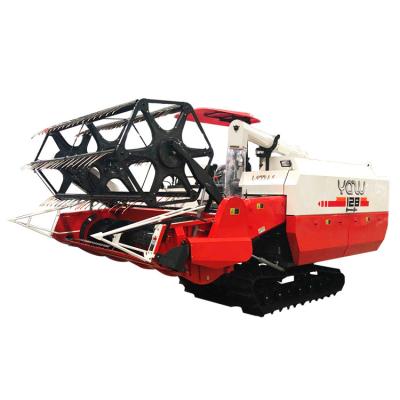 China YAZU DC128 Rice Combine Harvester With ChangChai Engine for sale