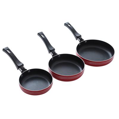 China New Mini Cooking Pan Non-Stick Frying Viable Pan Portable Breakfast with Handle Suitable for Frying Eggs Making Breakfast Beef Cookware for sale