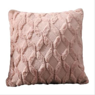 China Fashion Double Faced Home Decorative Sofa Luxury Pillow Cushion Covers Velvet Fashion Square for sale