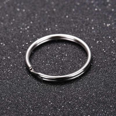 China Daily Manufacturers Supply 25mm Key Chain Ring Aperture Metal Ring Key Chain for sale