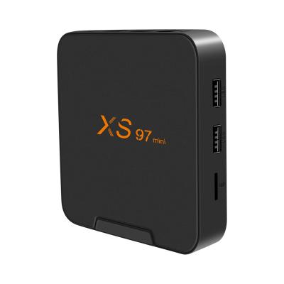 China Hot Selling Android IPTV Set Top Box 2022 XS97 TV Box 2.4G/5G wifi 2.4G/5G Quad Core TV Box XS97 Android Set Top Box Android 11 for sale