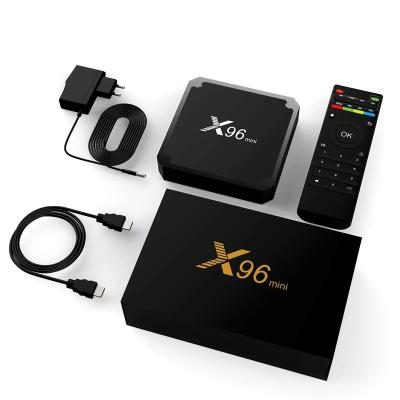 China Lxtream original hot code TV leadcool X96 Mini Quad CORE Android 9.0 8GB 16GB AMLOGIC S905W Smart Box X96 Box Top Set for sale