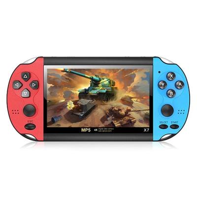 China Support Multi Players 5.1 Inch X7 Plus Duals Joystick Console 8GB Video Game Handheld Game Console Kids Retro Portable Game Console for sale