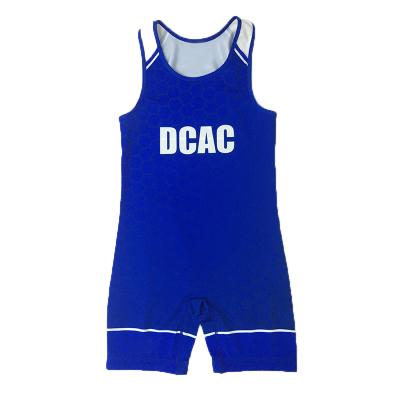 China Beathable OEM Top Selling Low Cut Custom Digital Print Funny Wrestling Singlet 5XL For Woman for sale