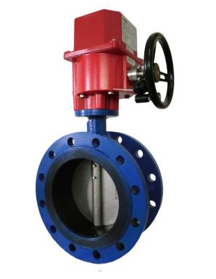 China General Cast Iron Stainless And Plastic Electric Actuator Butterfly Valve for sale