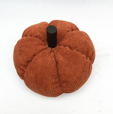 China Festival Decoration 7.5 Inch Orange Harvest Festival Fabric Pumpkin Pumpkin Decoration for sale