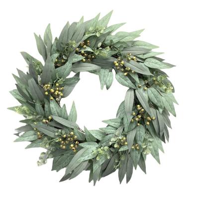 China Eco-friendly New Arrival Artificial Floral Garlands Greenery Garlands For Home Door Farmhouse Decoration for sale