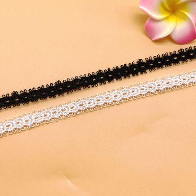 China Workable 30days office factory embroidery guipure lace directly trims wedding dress lace fabric trimming garment chemical accessories for sale