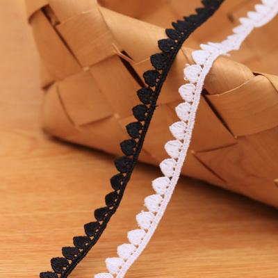 China 1cm Viable Gift Packing Decorate Webbing Polyester Fabric Lace Trim Chemical Garment Accessories for sale