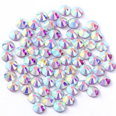 China Flatback Dress Hat Jeans Hotfix Rhinestones SS10 Garment Accessory 4MM 1440pcs ab Crystal Inventory Acrylic Gem Decorative for sale