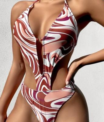 China High Quality Sexy One Piece Swimsuit Women Swimsuit Strap Waist Swimwear Female Beach Wear Copy More Bikini In Stock Item for sale