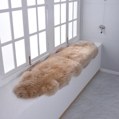 China Authentic Australian Eco-Tan Anti-Slip Sheepskin Area Rug Blanket, 80*200CM Double Skin for sale