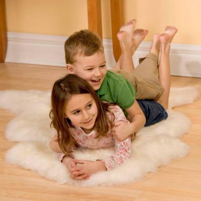 China Anti-slip Natural Fur Sheepskin Blanket For Home Baby Playing Blanket Meeting Room Carpet Sofa Blanket Or Bad Cushion for sale