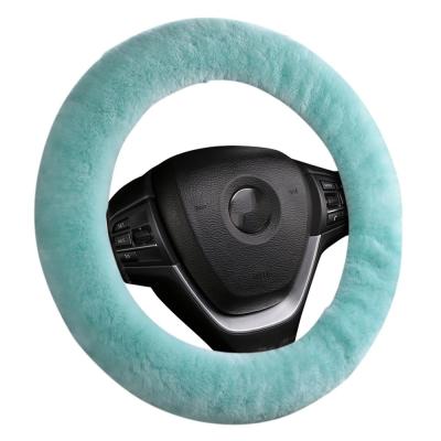 China popular car steering wheel cover for australian genuine shearling sheepskin car accessories for sale