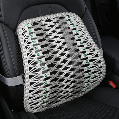 China Safety Knot Massage Cassia Seed Car Seat Back Anti-Decubitus Support, Shock To Absorb Ventilated Lumbar Back Support Pillow Cushion, Waist Support for sale