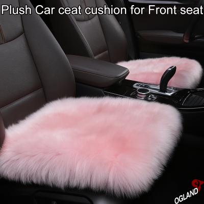 China Winter Genuine Australian Sheepskin Fur Plush Car Seat Cover Long For Car Accessories for sale