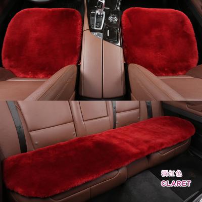 China Car Seat Wool Car Seat Cover Made Of Australian High Quality Sheep For Universal 5 Seat Car for sale