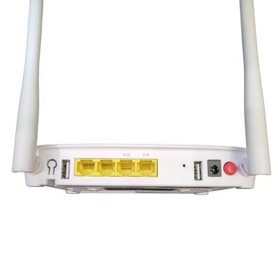 China FTTH FTTxFTTB New ONU F670AV6 5G WiFi GigabitEnglish Network ZTE Firmware 4GE+1Tel+1USB+2.4G+5G Ontario GPON External Antenna FTTH Modem Router for sale