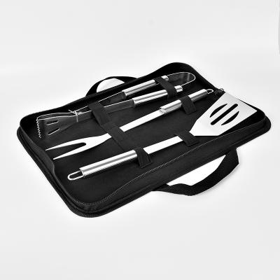 China BBQ Hot Tools Stainless Steel Gift Amazon Hot Sell BBQ Tools Practical Easily Cleaned Outdoor Camping Set for sale