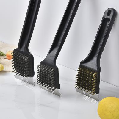 China Unique Design Gifts Kitchen Accessories Easily Cleaned Instruments Sweep Clean Pot Brush PP-430-steel Wire Material for sale