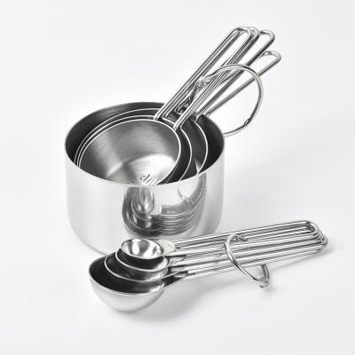 China Sustainable Stainless Steel Kitchen Accessories Cooking Gadget Set Doser And Cup Set for sale