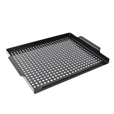 China Easily Cleaned BBQ Grill Pan Good Quality Non-Stick Coating BBQ Tools BBQ Baking Tray for sale