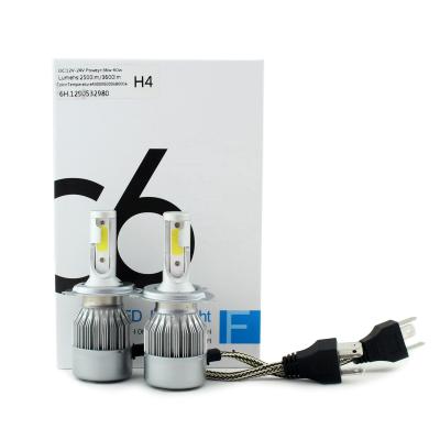 China Wholesale C6 LED Aluminum Alloy 881 5202 9005 9006 Headlight 12V 70W 880 Bright White H4 Beam Car Headlight 9004 6000k for sale