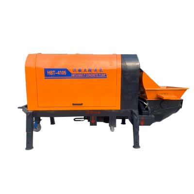 China Building Material Shops bomba de cemento high pressure mini diesel concrete machinery line transportation pump for sale