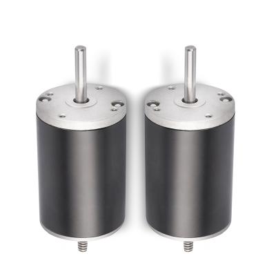 China OD63mm High Torque Dripproof Permanent Magnet Brushed DC Motor 12V 24V 36V 40V 48V 60v Power 50w 100w 150w 200w for sale