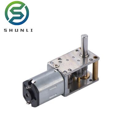 China Drip Proof Mini Low RPM Worm Motor For Private Mold Right Angle Dc Gear Motor for sale