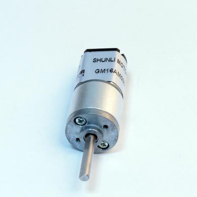 China Totally Enclosed 400rpm 7.4v Dc Gear Motor , 16mm 6v 20rpm Micro Dc Gear Motor for sale