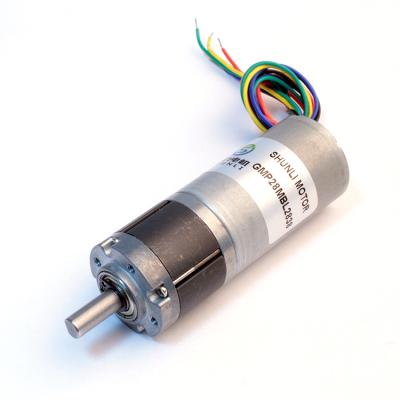 China 28mm diameter totally enclosed gear motor with encorder dc reducer and planetary gear motor 12v 36v for sale